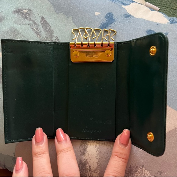 Authentic Miu Miu Keyholder Green - Picture 4 of 15